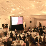 Ballroom with screen